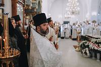  Божественная литургия и отпевание архимандрита Сергия (Шагаева) в Тихвинском храме Ногинска 